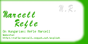 marcell refle business card